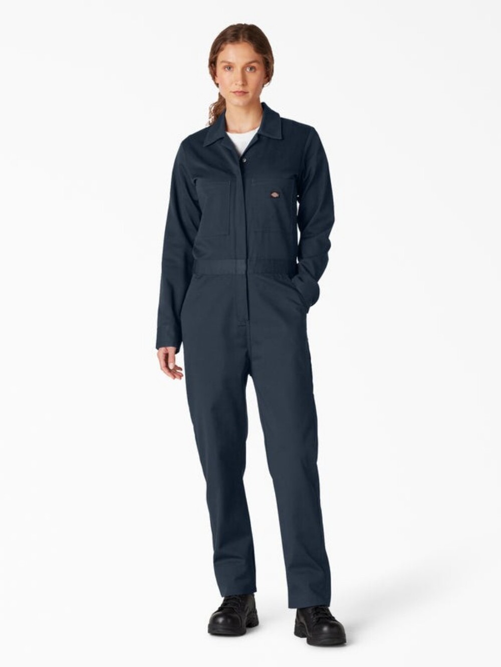 Navy Blue Dickies Coveralls With Long Sleeves Size Small